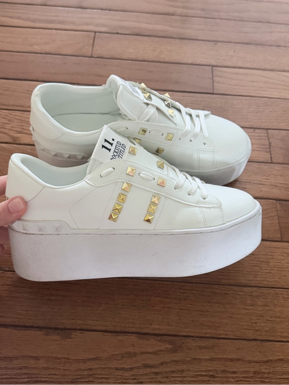 High-fashion inspired / Designer style platform sneakers